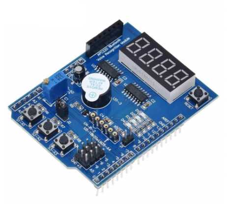 Multifunction Shield for Arduino Uno / Leonardo ā All-in-One Expansion Board MAKERJUNCTION