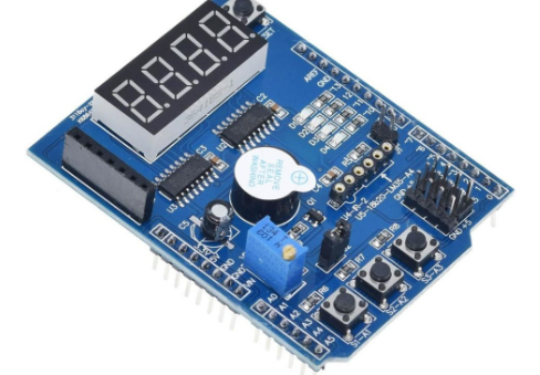 Multifunction Shield for Arduino Uno / Leonardo ā All-in-One Expansion Board MAKERJUNCTION