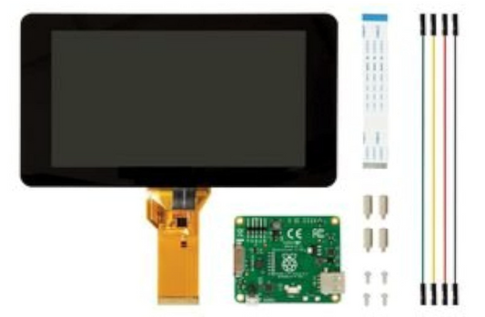 7″ Official Raspberry Pi Display with Capacitive Touchscreen | MakerJunction MAKERJUNCTION