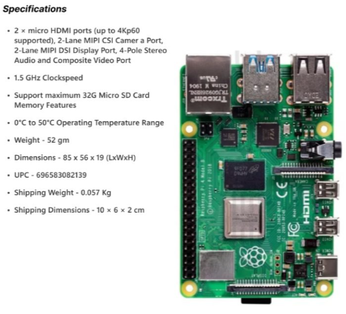 Raspberry Pi 4 Model B – 2GB RAM | High-Performance Mini Computer | MakerJunction MAKERJUNCTION