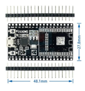 Black ESP32-DEVKITC Development Board with Backboard | WiFi & Bluetooth IoT Module | MakerJunction MAKERJUNCTION