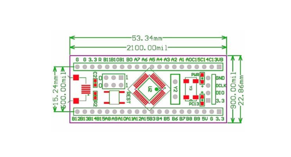 STM32F103C8T6 Development Board – ARM Cortex-M3 Core Microcontroller Module | MakerJunction MAKERJUNCTION