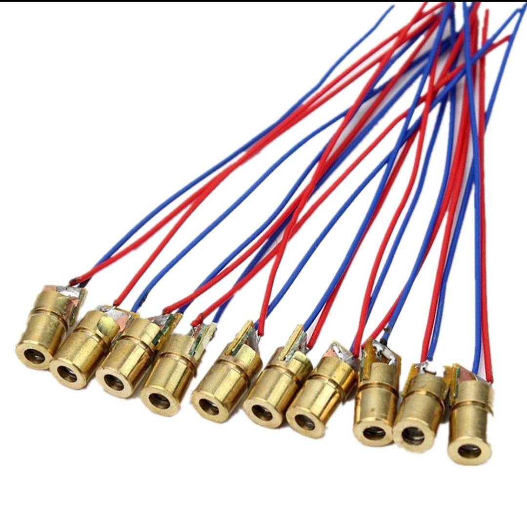 650nm 6mm 5V DC 5mW Mini Laser Dot Diode Module MAKERJUNCTION