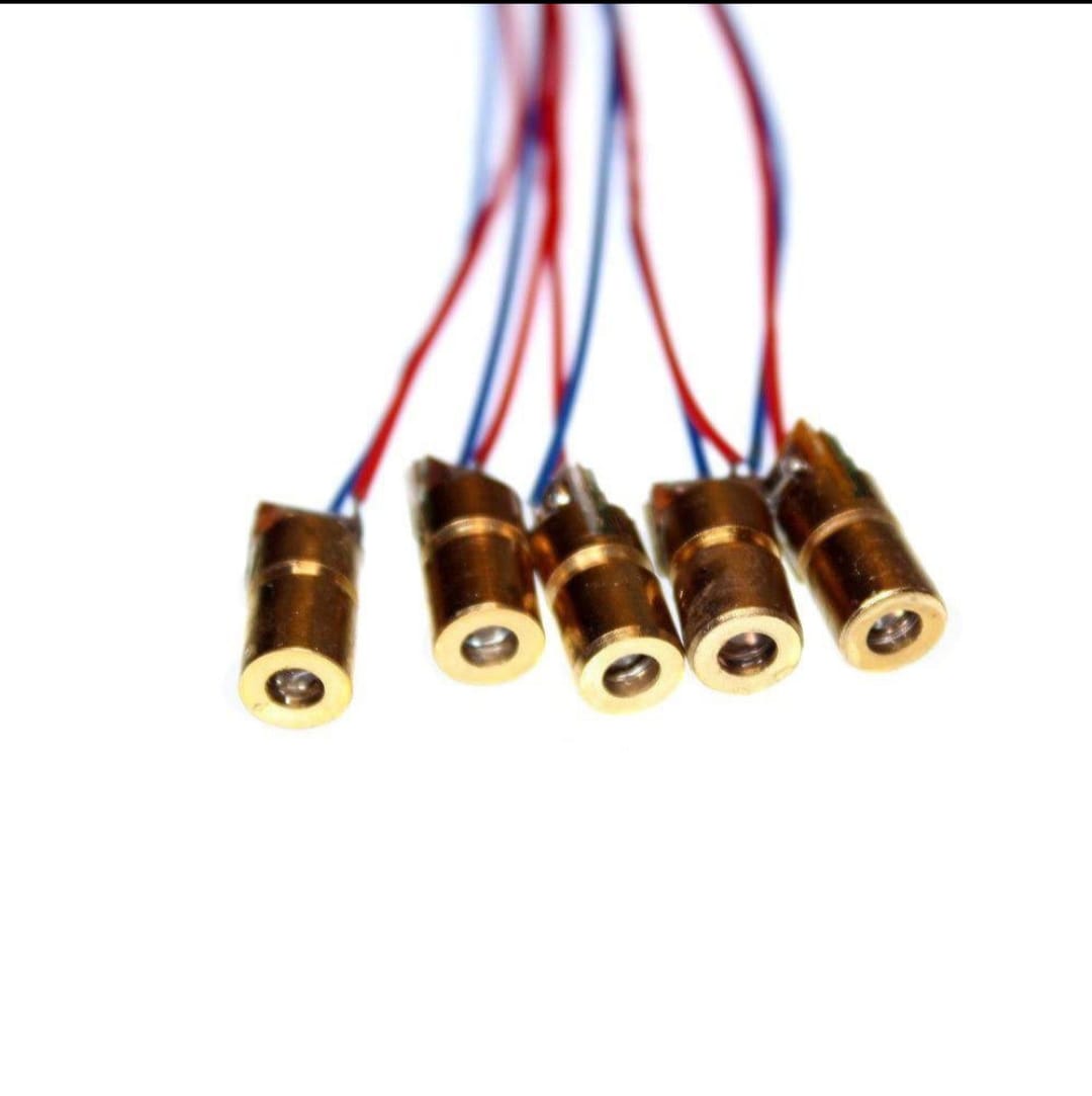 650nm 6mm 5V DC 5mW Mini Laser Dot Diode Module MAKERJUNCTION