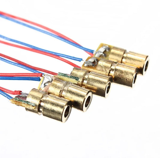 650nm 6mm 5V DC 5mW Mini Laser Dot Diode Module MAKERJUNCTION