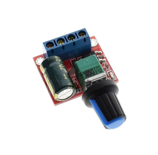 PWM DC Motor Speed Regulator 3V 6V 12V 24V 35V - 5Amp [Red] MAKERJUNCTION