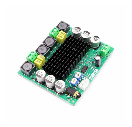[Type 2] Gold-A543 12-26V 120W Dual Channel High Power Digital Power Amplifier Board (With Aux Port) MAKERJUNCTION