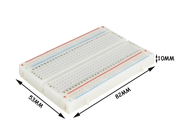 400 Points Half Size Solderless Breadboard MAKERJUNCTION