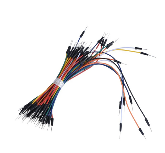 50Pcs Male To Male Multicolored Breadboard Jumper Wires for Circuit Board MAKERJUNCTION