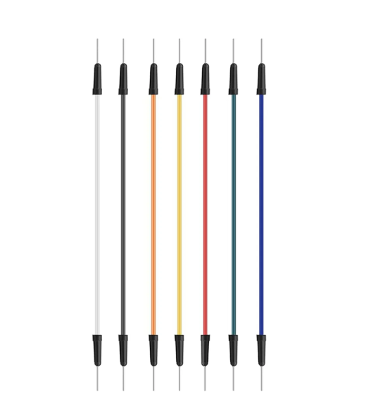 50Pcs Male To Male Multicolored Breadboard Jumper Wires for Circuit Board MAKERJUNCTION