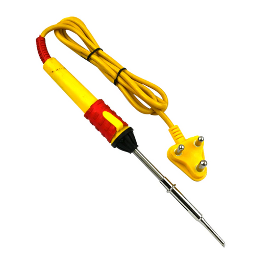 25W 230V Yellow Soldering Iron MAKERJUNCTION