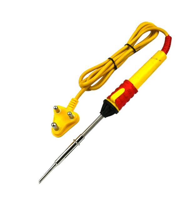 25W 230V Yellow Soldering Iron MAKERJUNCTION