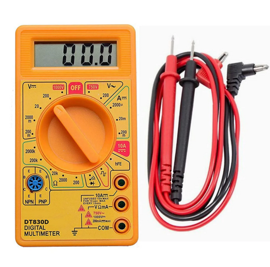 DT830D - Pocket Size Digital Multimeter - Multipurpose Electric meter MAKERJUNCTION
