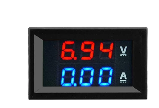 0-100V Dual LED Voltmeter Ammeter Monitor Panel (Without Shunt) MAKERJUNCTION
