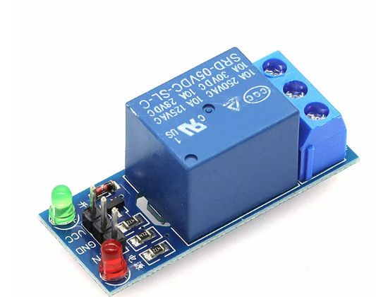 Blue Relay Board Module with Low Level Trigger Optocoupler MAKERJUNCTION