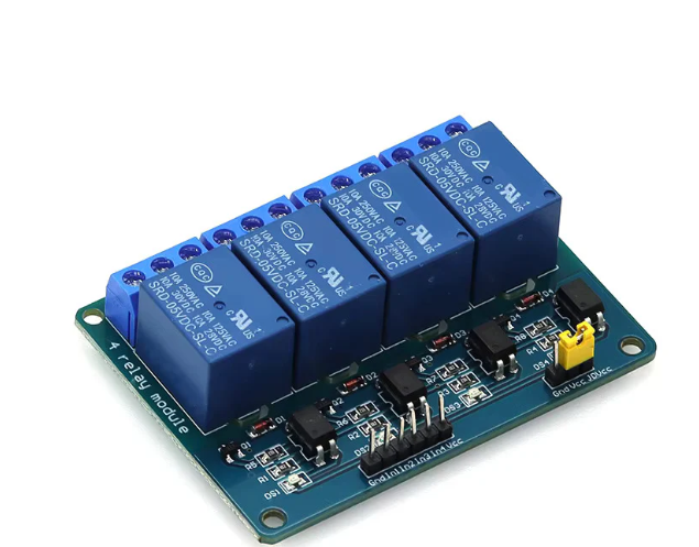 Blue Relay Board Module with Low Level Trigger Optocoupler MAKERJUNCTION