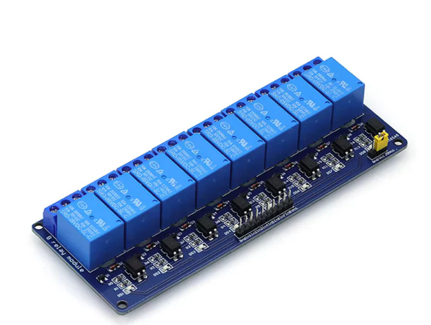 Blue Relay Board Module with Low Level Trigger Optocoupler MAKERJUNCTION