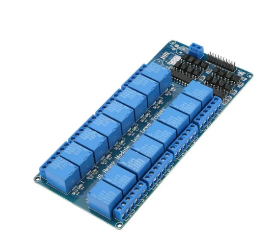 Blue Relay Board Module with Low Level Trigger Optocoupler MAKERJUNCTION