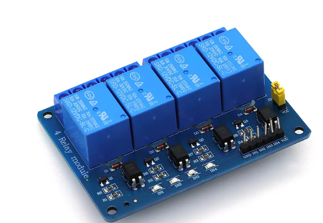 Blue Relay Board Module with Low Level Trigger Optocoupler MAKERJUNCTION