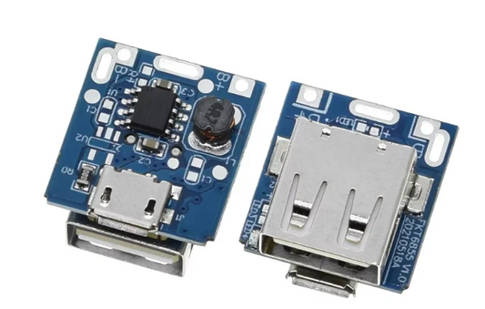 Up-Down Dual USB Step-Up Mini Power Bank Module MAKERJUNCTION