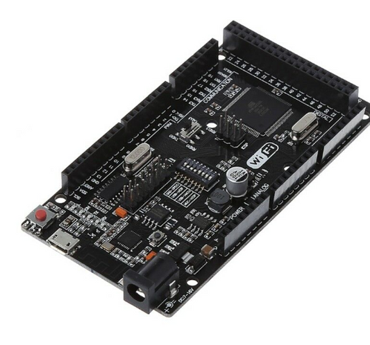 Mega + Wi-Fi R3 Atmega2560 + NodeMCU ESP8266 32Mb Memory USB-TTL CH340G Compatible For Arduino Mega MAKERJUNCTION
