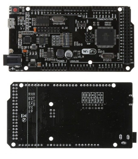 Mega + Wi-Fi R3 Atmega2560 + NodeMCU ESP8266 32Mb Memory USB-TTL CH340G Compatible For Arduino Mega MAKERJUNCTION