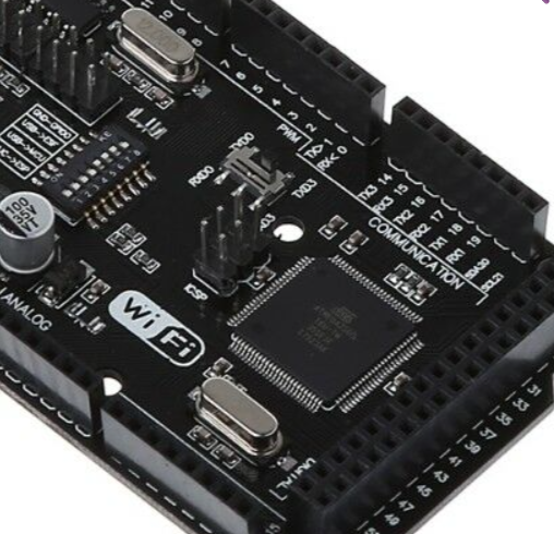 Mega + Wi-Fi R3 Atmega2560 + NodeMCU ESP8266 32Mb Memory USB-TTL CH340G Compatible For Arduino Mega MAKERJUNCTION
