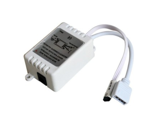 12V 5050 RGB LED Strip Controller box with 24 Key IR Remote Control MAKERJUNCTION