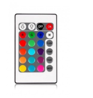 12V 5050 RGB LED Strip Controller box with 24 Key IR Remote Control MAKERJUNCTION
