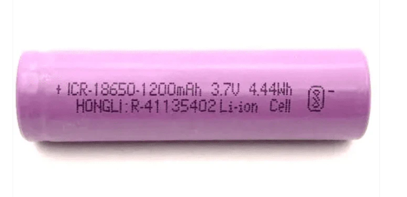 3.7V 1200mAh 18650 Battery MAKERJUNCTION