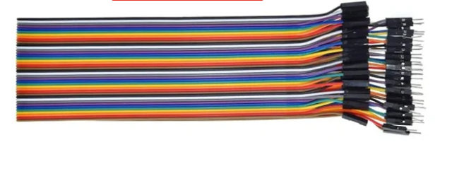 MakerJunction Jumper Wire Ribbon Cable Male to Female 20 mm 10-Pcs MAKERJUNCTION