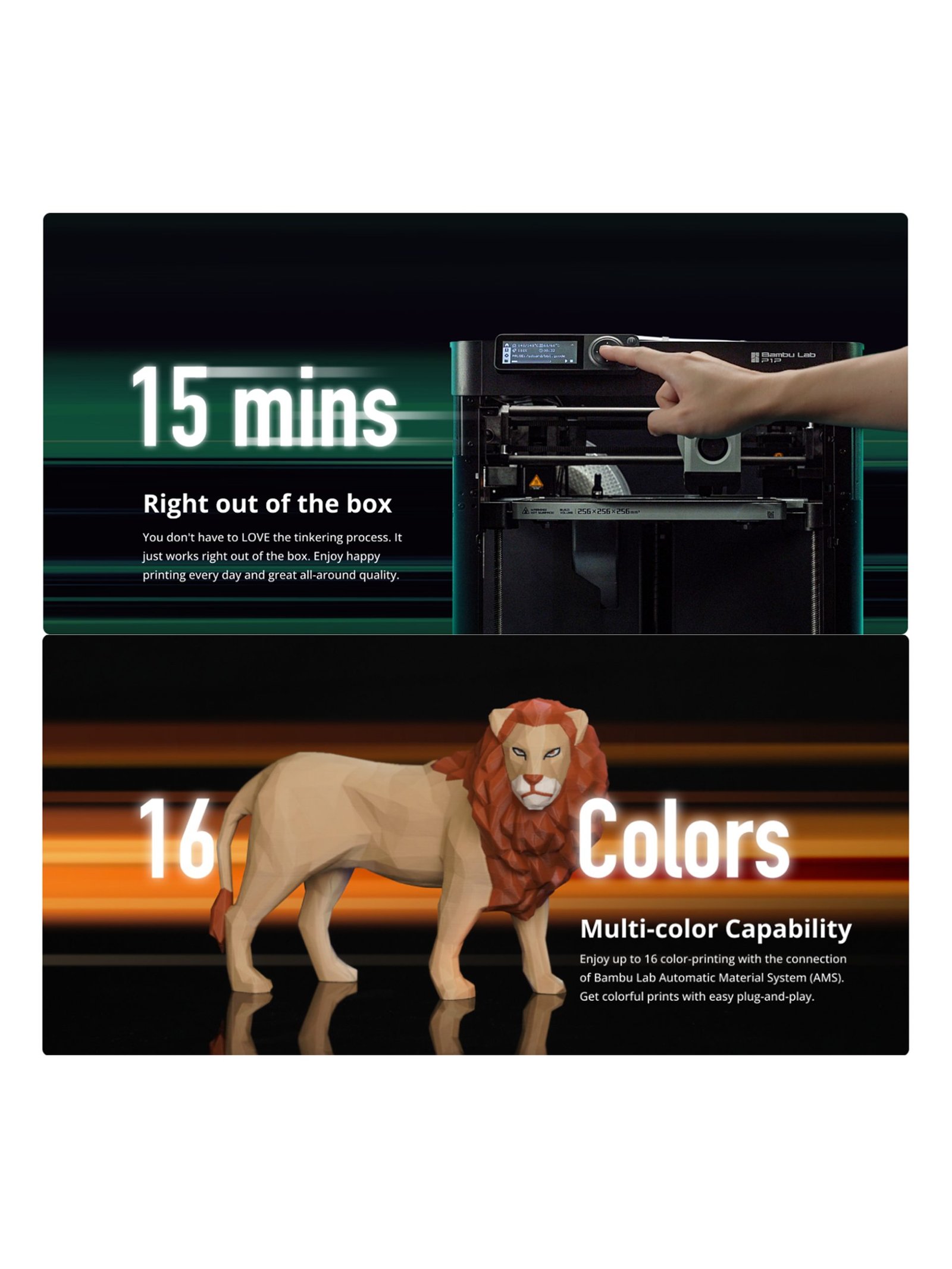 Bambu Lab P1P 3D Printer - Image 8