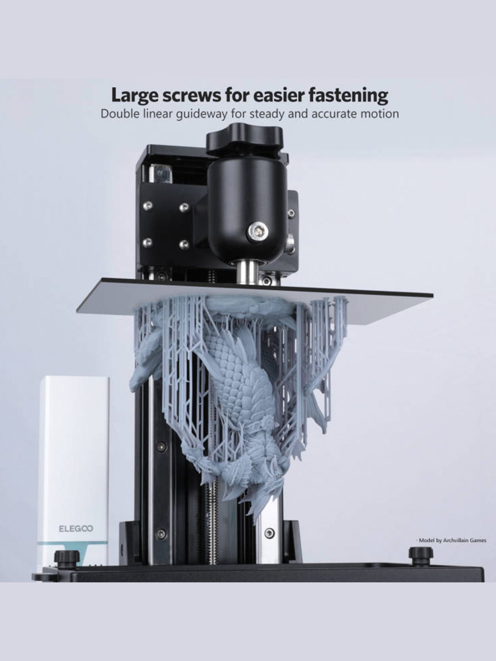 ELEGOO Saturn S LCD 3D Printer with Standard Resin 500 ml - Image 9